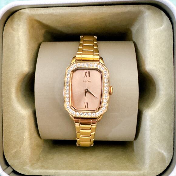 Fossil BQ3670 Rilynn Two-Hand Rose Gold-Tone Stainless Steel Watch main image 5